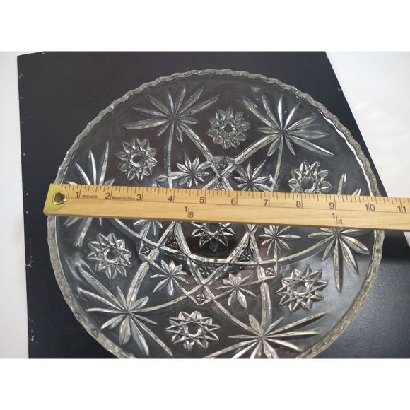 Vintage Anchor Hocking Prescut Star of David Large Salad Punch or Serving Bowl - Picture 6 of 6